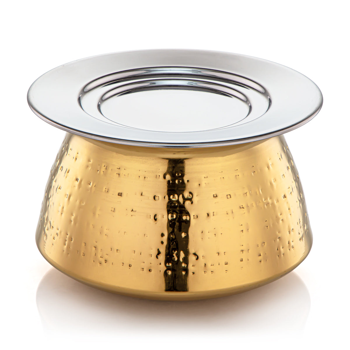 Almarjan 17 CM Stainless Steel Sweet Bowl Gold - STS0292757