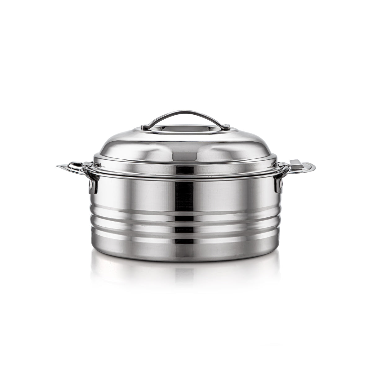 Almarjan 4 Pieces Mini Collection Stainless Steel Hot Pot Set Silver - H23P10