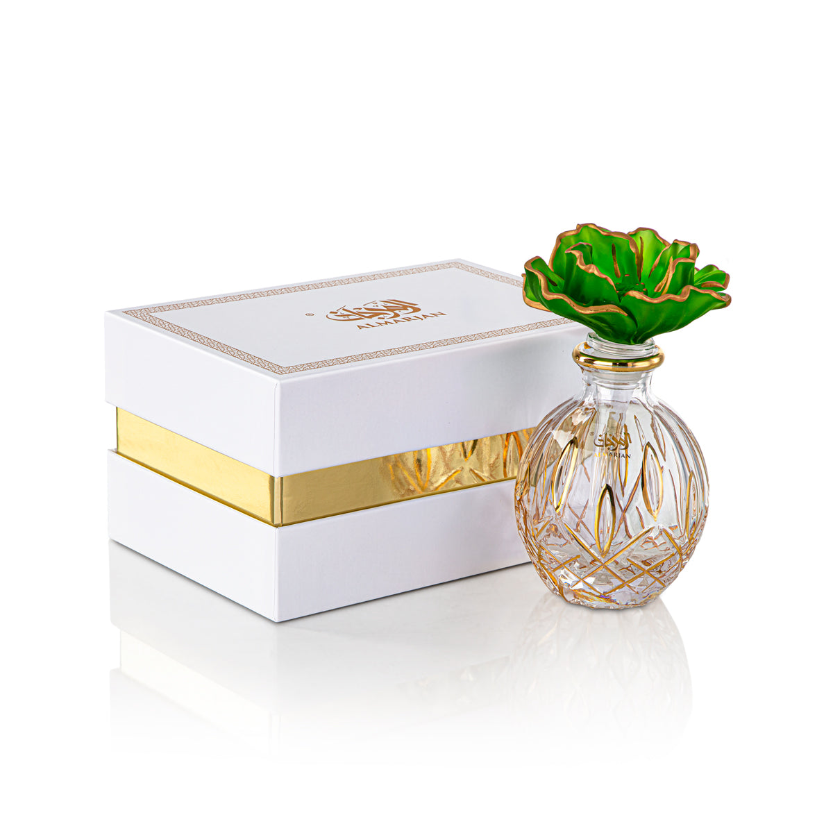 Flacon de Parfum Almarjan 11 Tola - VR-HAM003-GG Vert