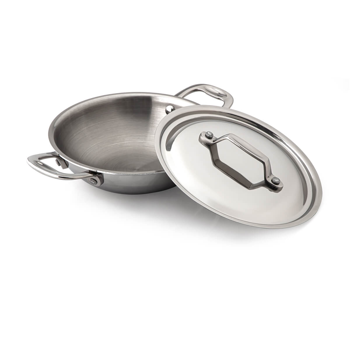مقلاة ووك ثلاثية الطبقات من بلوم ستانلس ستيل 20 سم STS0290717